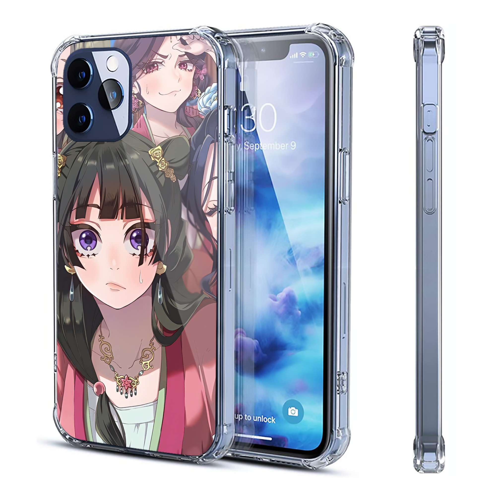 （画像用） 薬屋のひとりごと The Apothecary Diaries 【iPhone 12シリーズ対応】透明スマホケース（クリアソフトケース）
